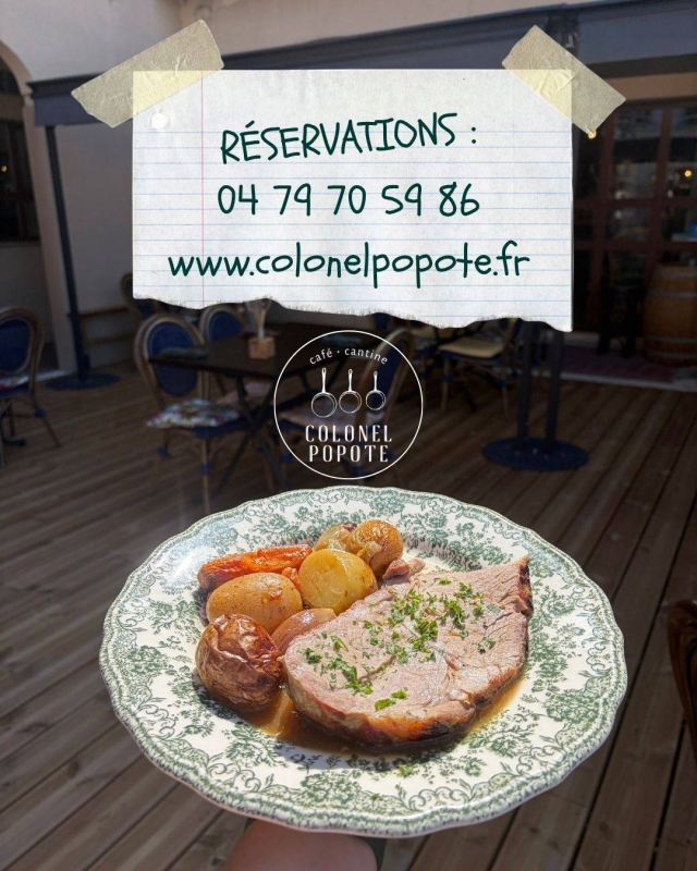 Colonel Popote - Fontaine des Éléphants - Château des Ducs de Savoie - Parc du Verney - restaurant BARBERAZ - Restaurant Chambery - Brunch chambery